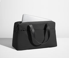 The Overnight Bag in Jet Black