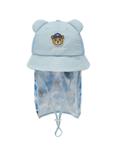 Mega Bear Friends Neck Flap Mesh Dome Hat