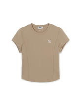 Women's Slim Crop Cap Sleeve T-shirt