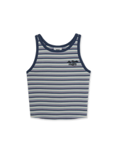 Women's Stripe Sleeveless T-shirt