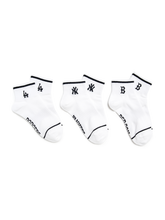 STRIPE SMALL LOGO LOW SOCKS 3PAIRS SET