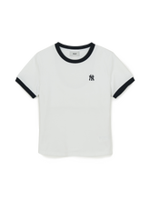 Women's Basic Small Logo Ringer T-shirts
