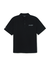 Varsity Small Cursive Over Fit Polo T-Shirts