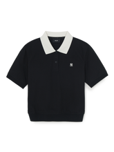 Women's Basic Crop Polo T-Shirts