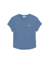 Women's Slim Crop Cap Sleeve T-shirt