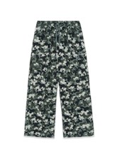 Women's Camo Low Rise Cotton Cargo Wide Pants