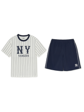 Varsity Striped T-shirt Set