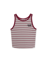Women's Stripe Sleeveless T-shirt