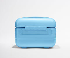 The Train Case in Glazed Opal Blue