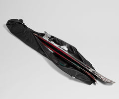 Roll-Top Ski Bag in Jet Black