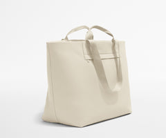 Large Featherlight Tote in Salt White