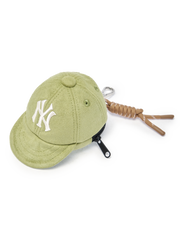 Basic Suede Ballcap Pouch Keyring