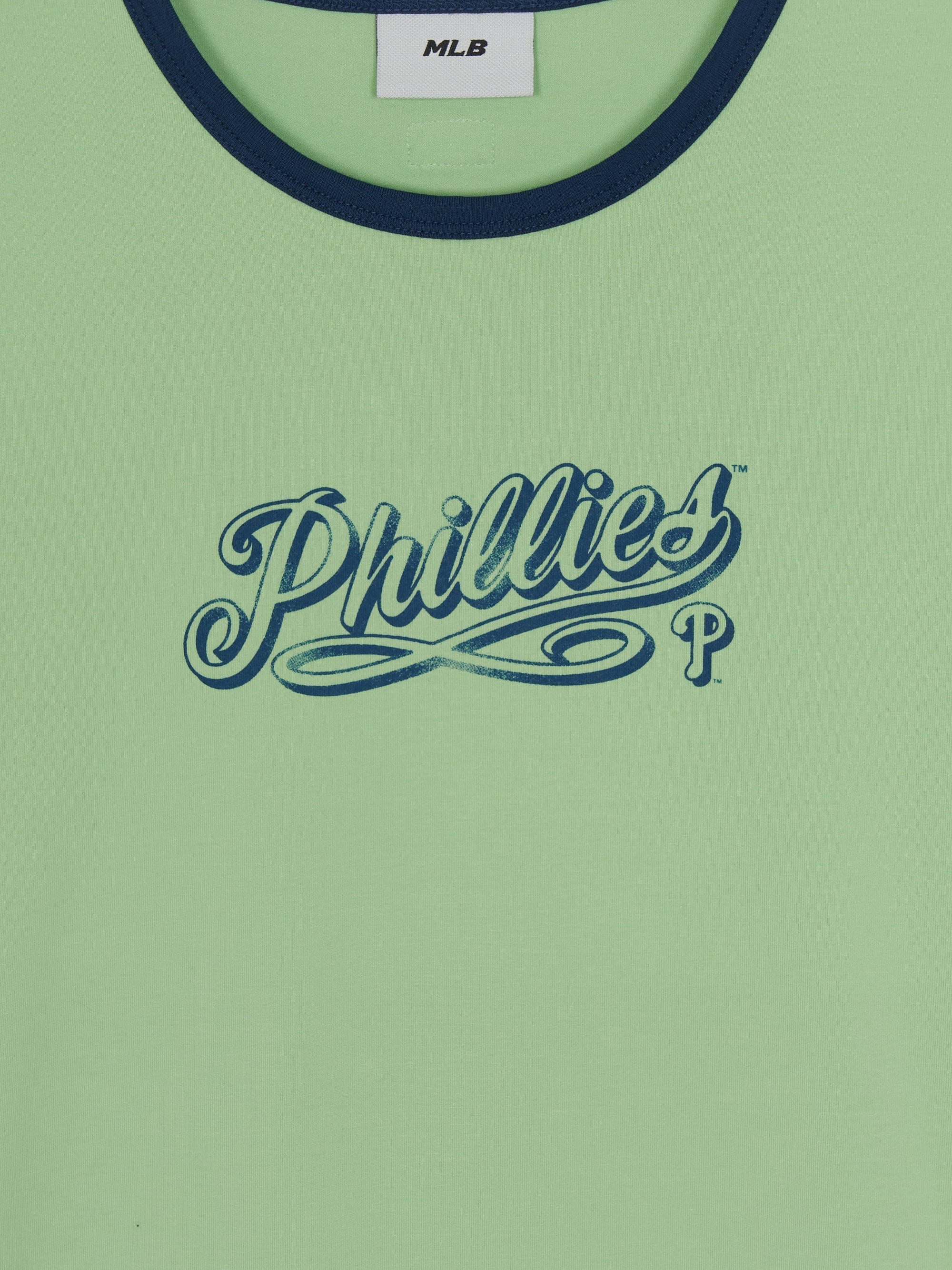 Women's Lettering Slim Semi Crop Linger T-shirts