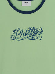 Women's Lettering Slim Semi Crop Linger T-shirts