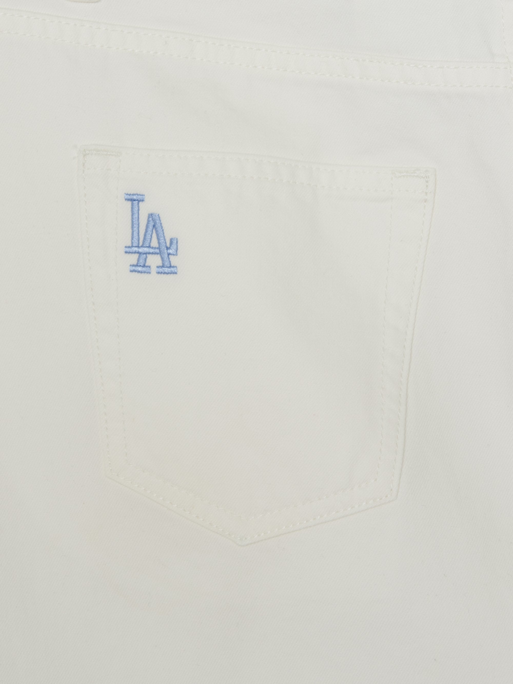 Women's Varsity Lettering Denim Skirt
