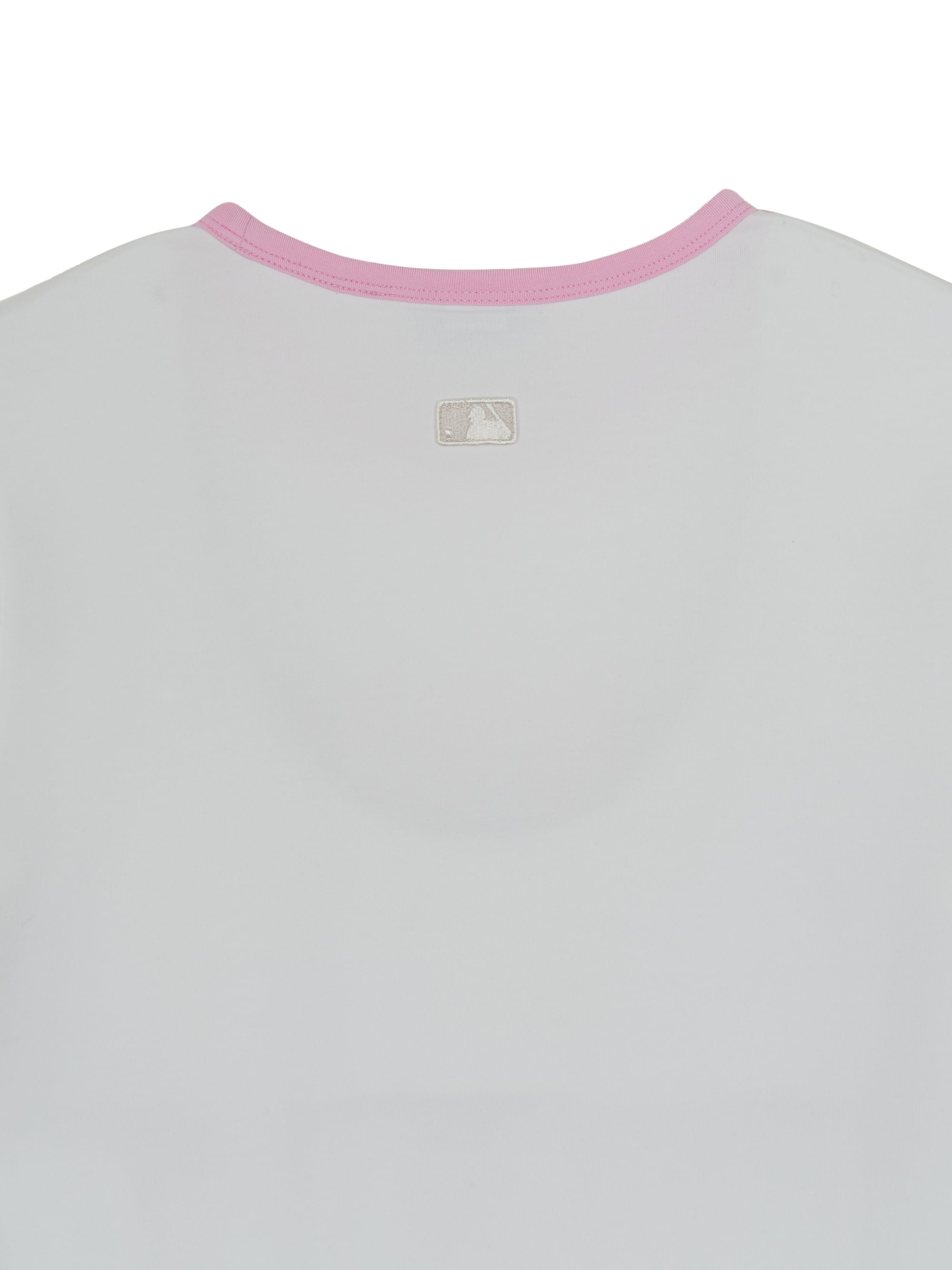 Women's Lettering Slim Semi Crop Linger T-shirts