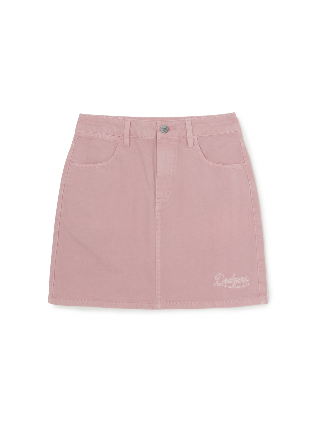 Women's Varsity Lettering Denim Skirt