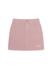 Women's Varsity Lettering Denim Skirt