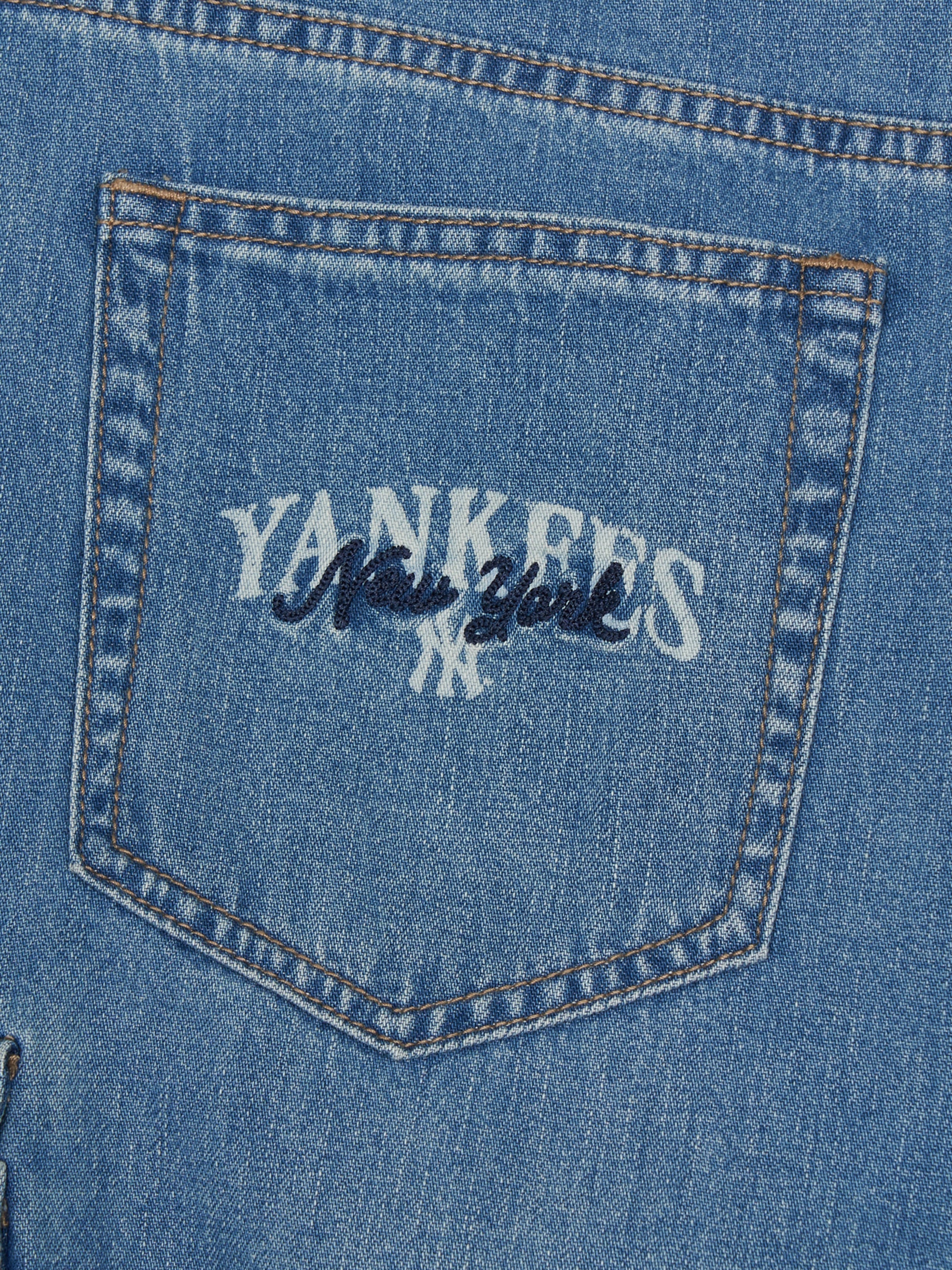 Women's Varsity Vintage Slub Cargo 9in Denim Shorts