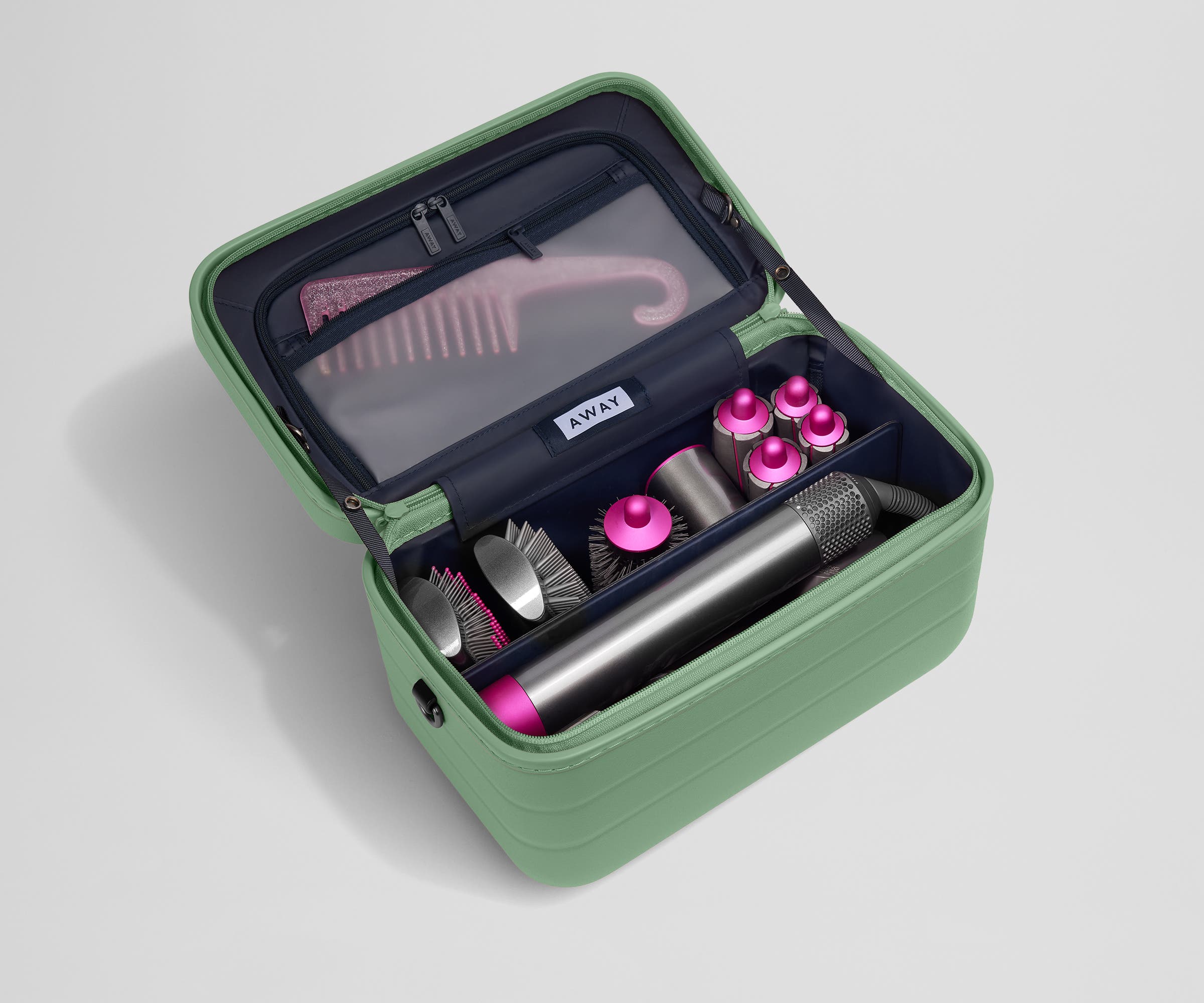 The Train Case in Sea Green