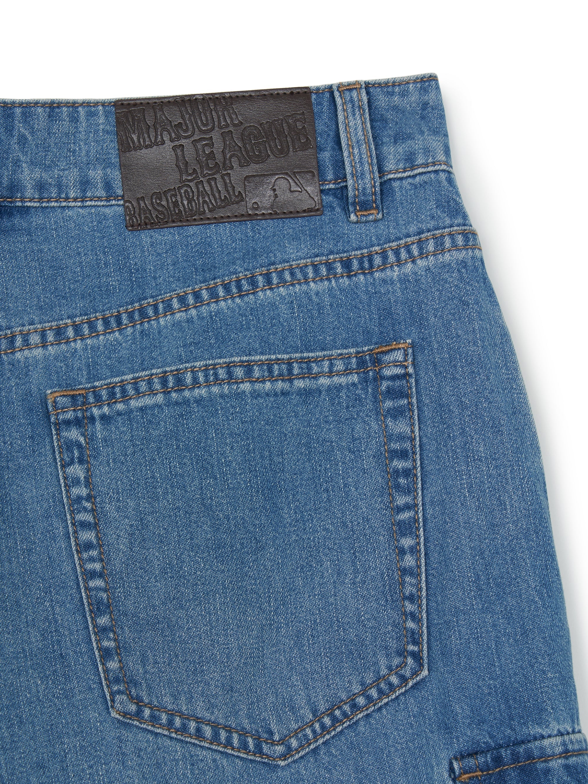Women's Varsity Vintage Slub Cargo 9in Denim Shorts