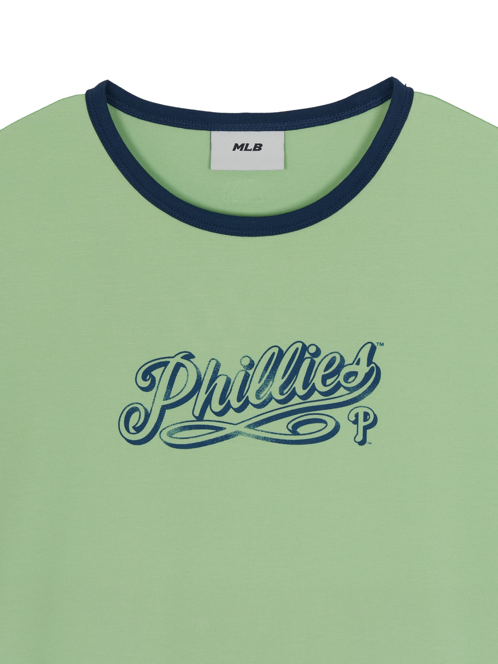 Women's Lettering Slim Semi Crop Linger T-shirts