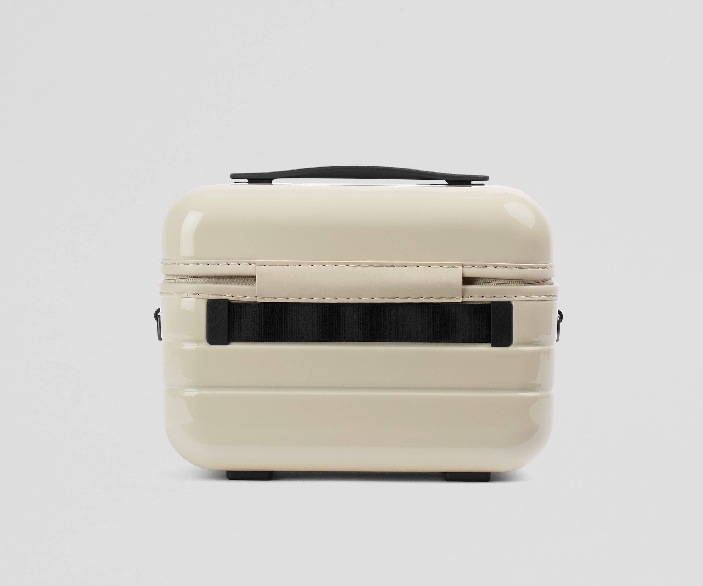 The Train Case in Salt White (Gloss)