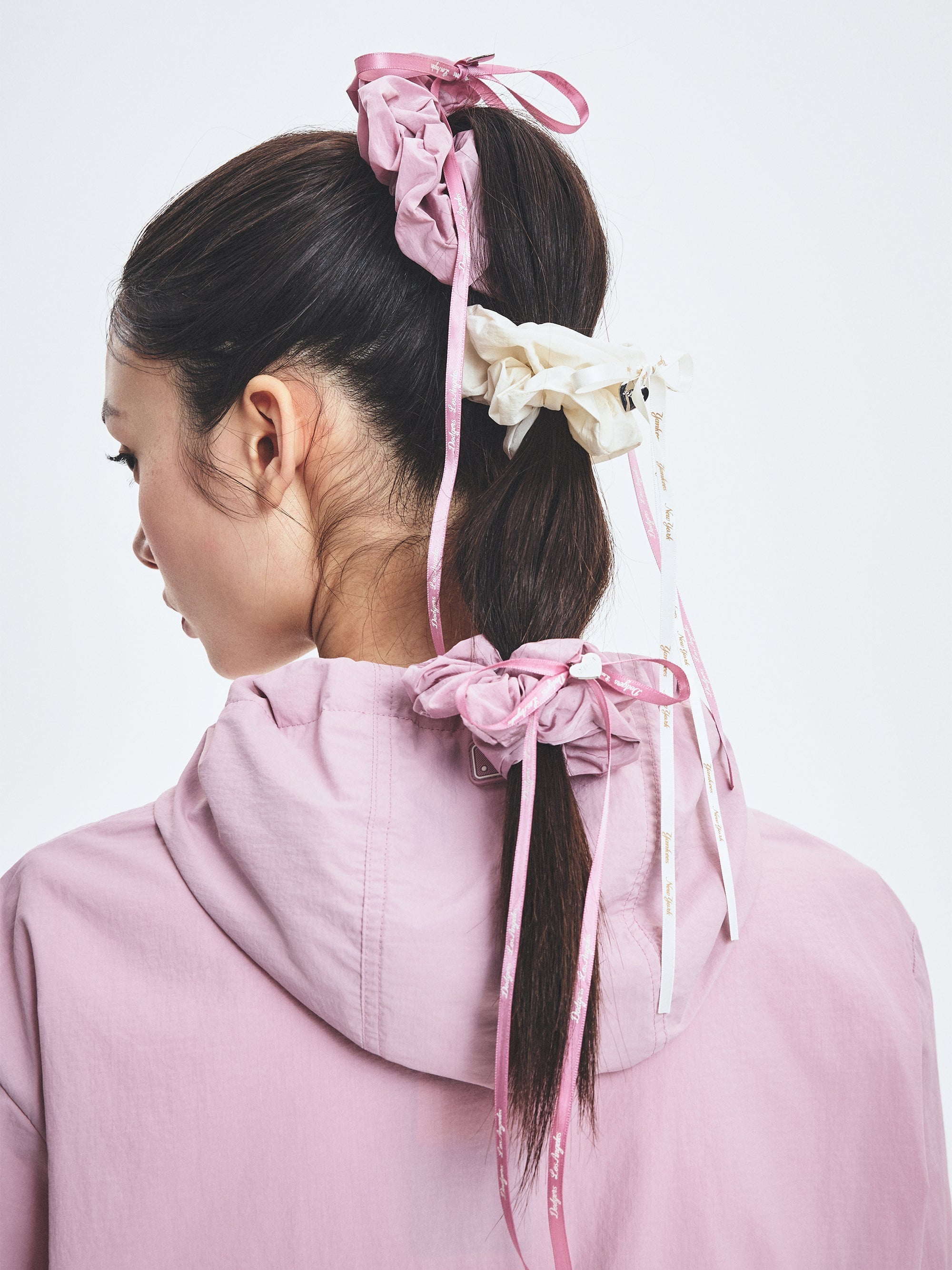 Ribbon Strap Hair Scrunchie Large