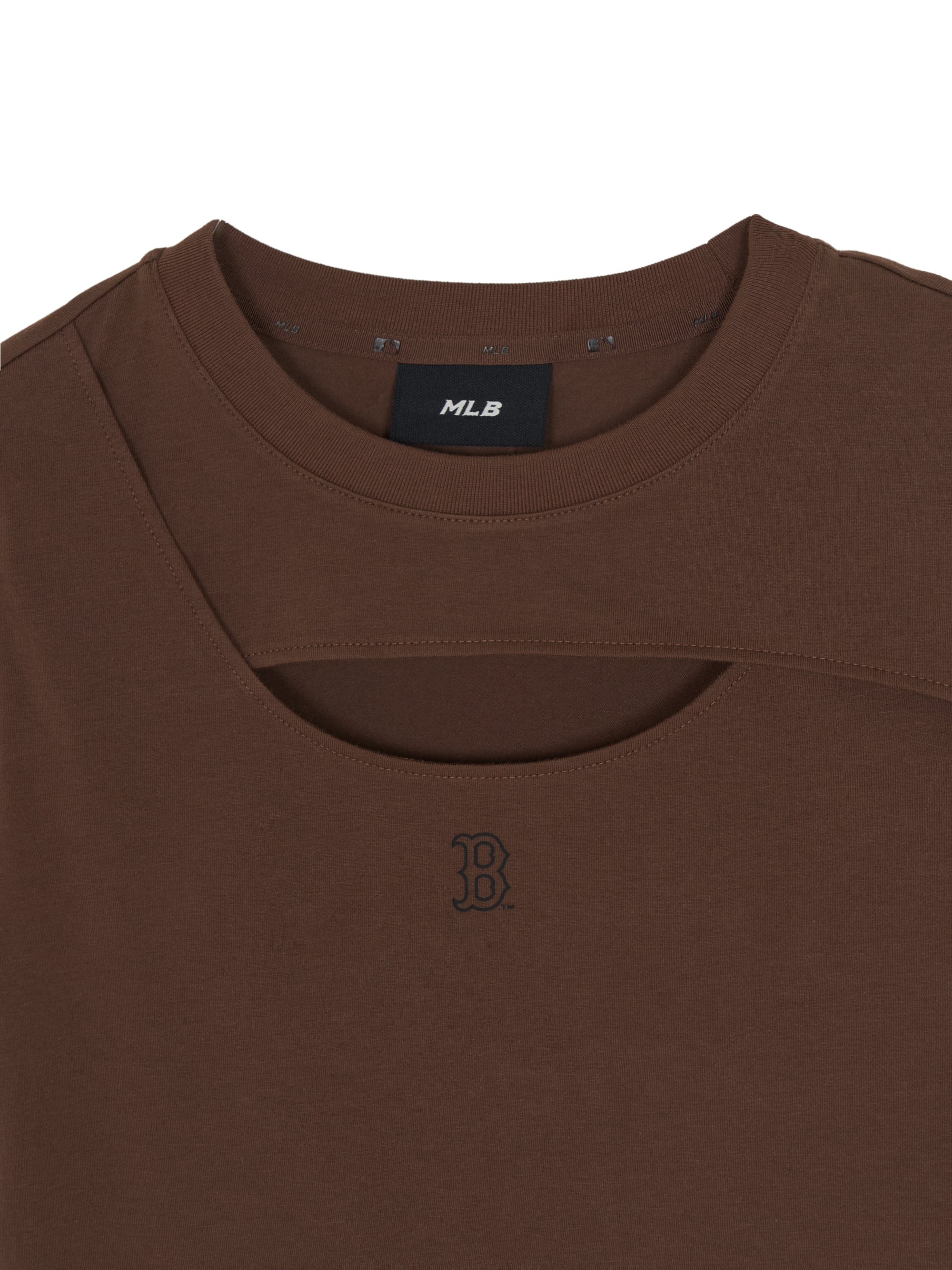 Women's Cut Out Detail Slim Semi Crop T-Shirts