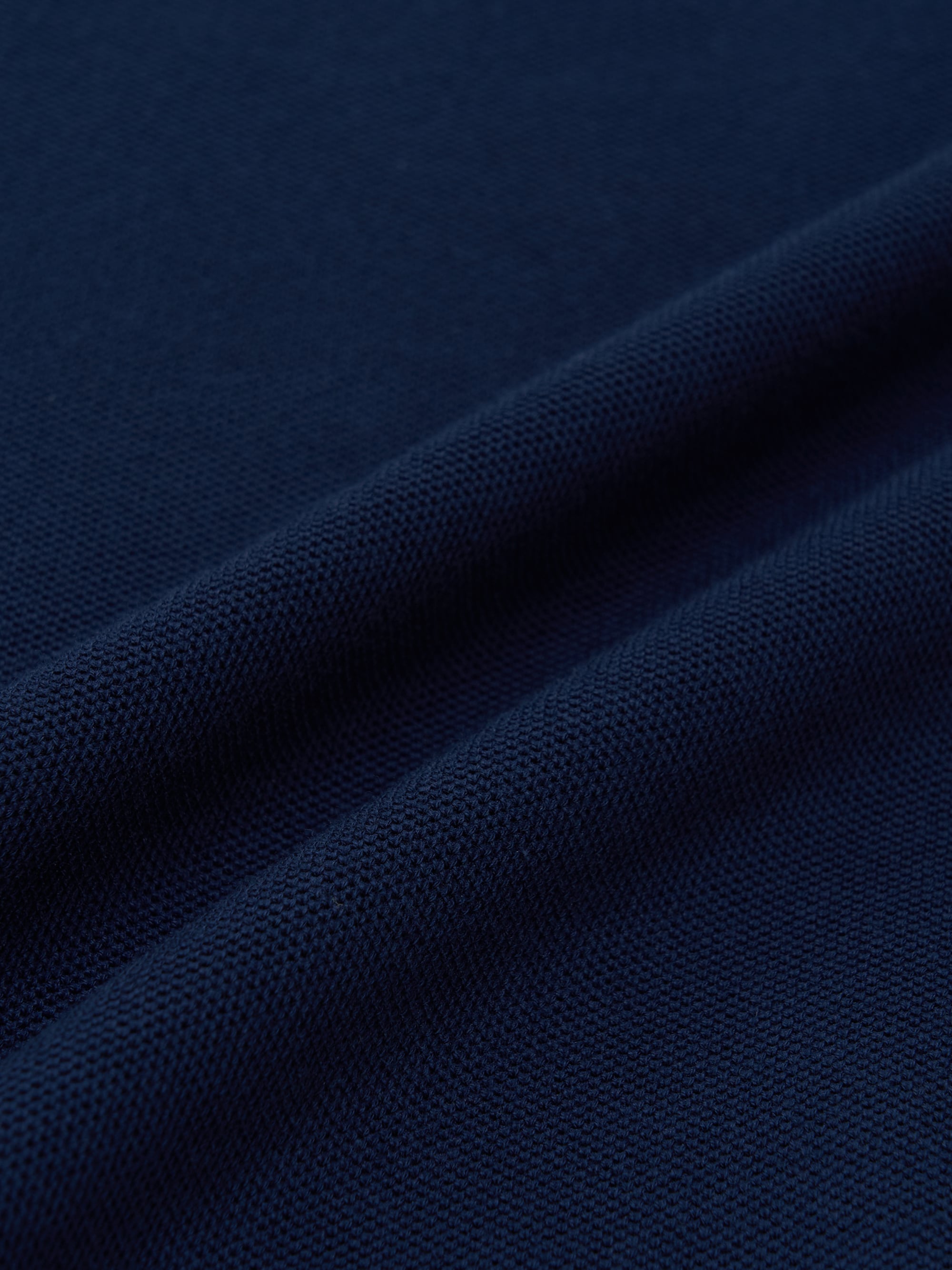 Varsity Tuck Texture Open Collar Short Sleeve Knit Pullover