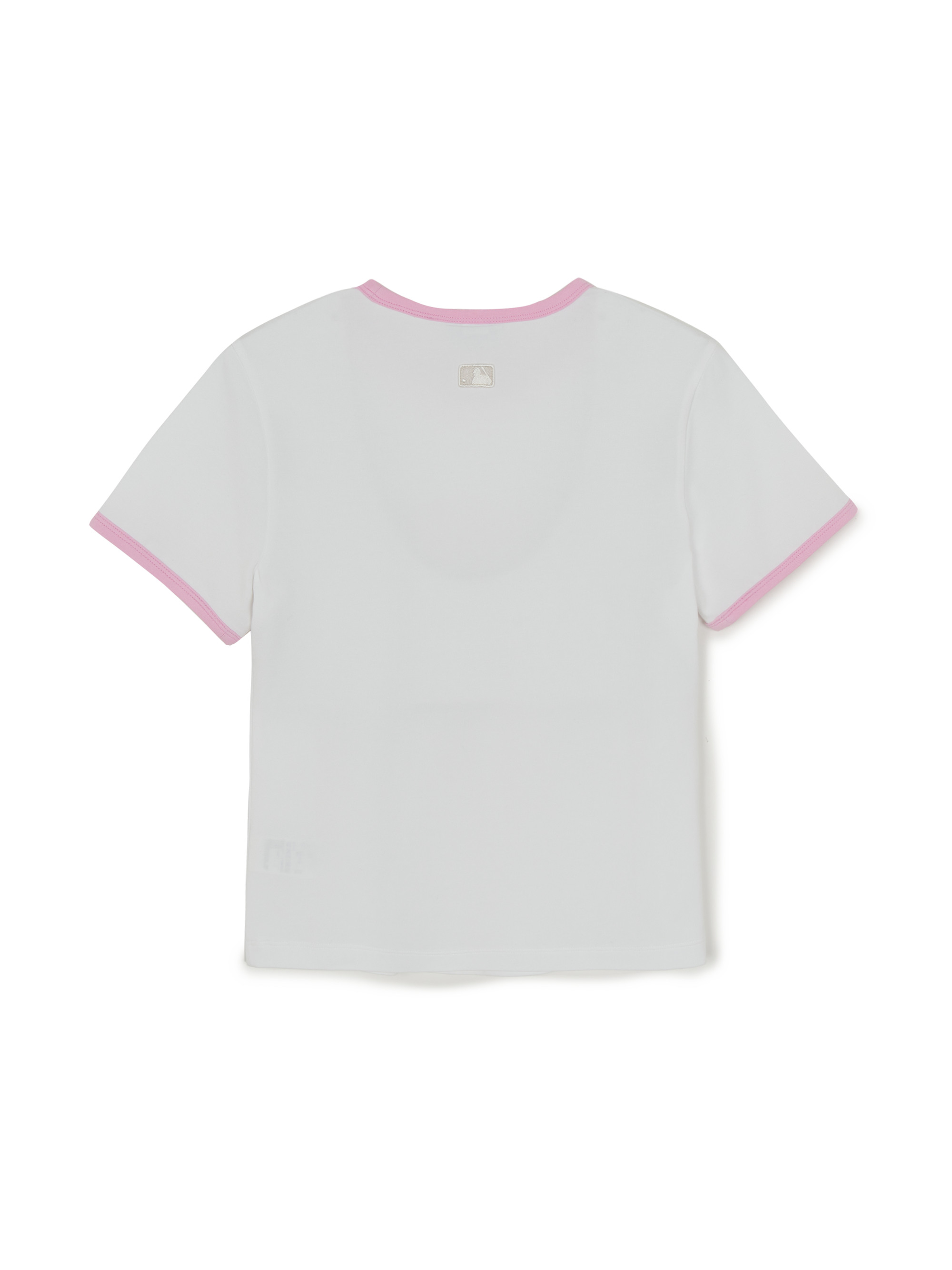 Women's Lettering Slim Semi Crop Linger T-shirts