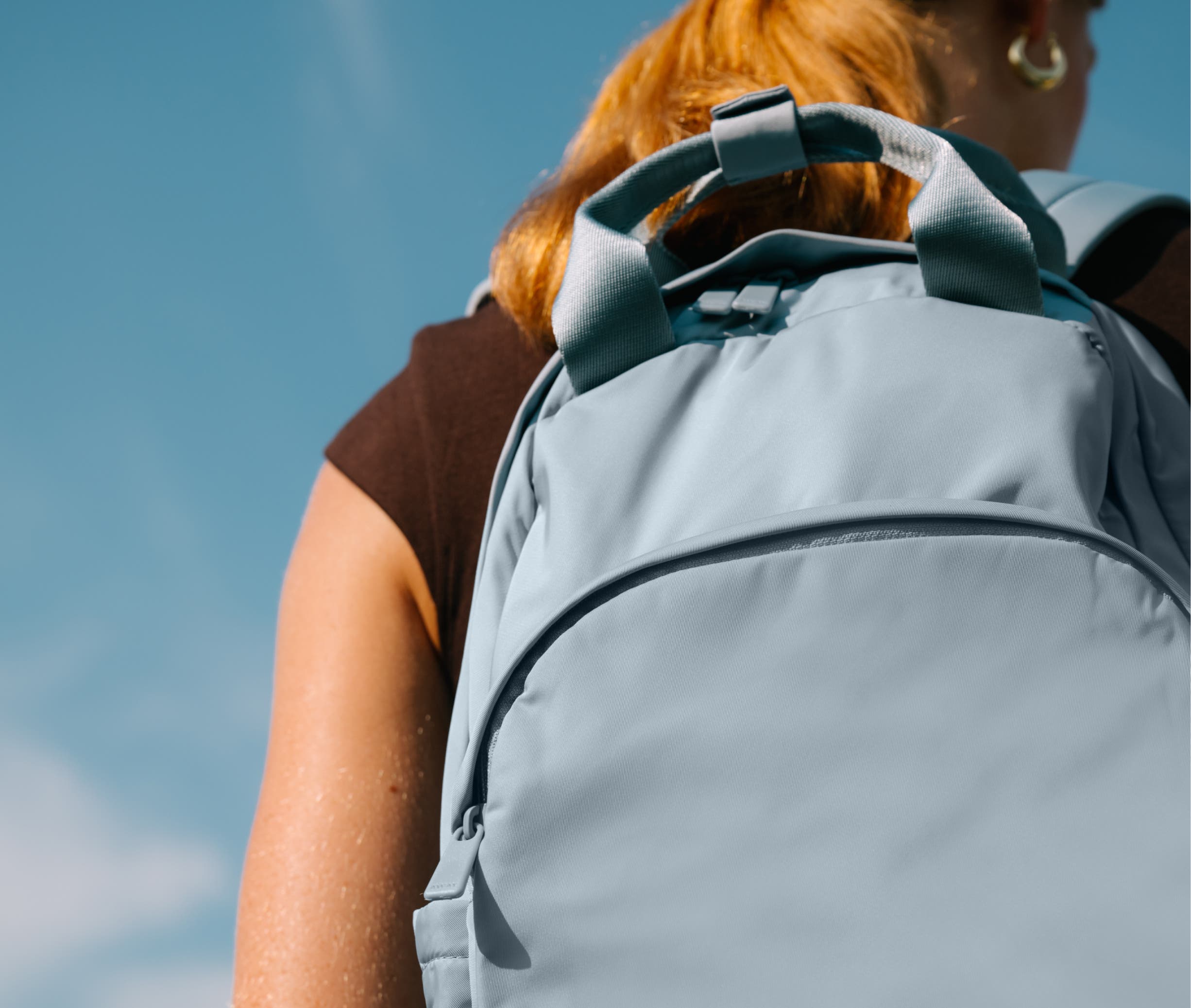Featherlight Backpack in Clay Pink
