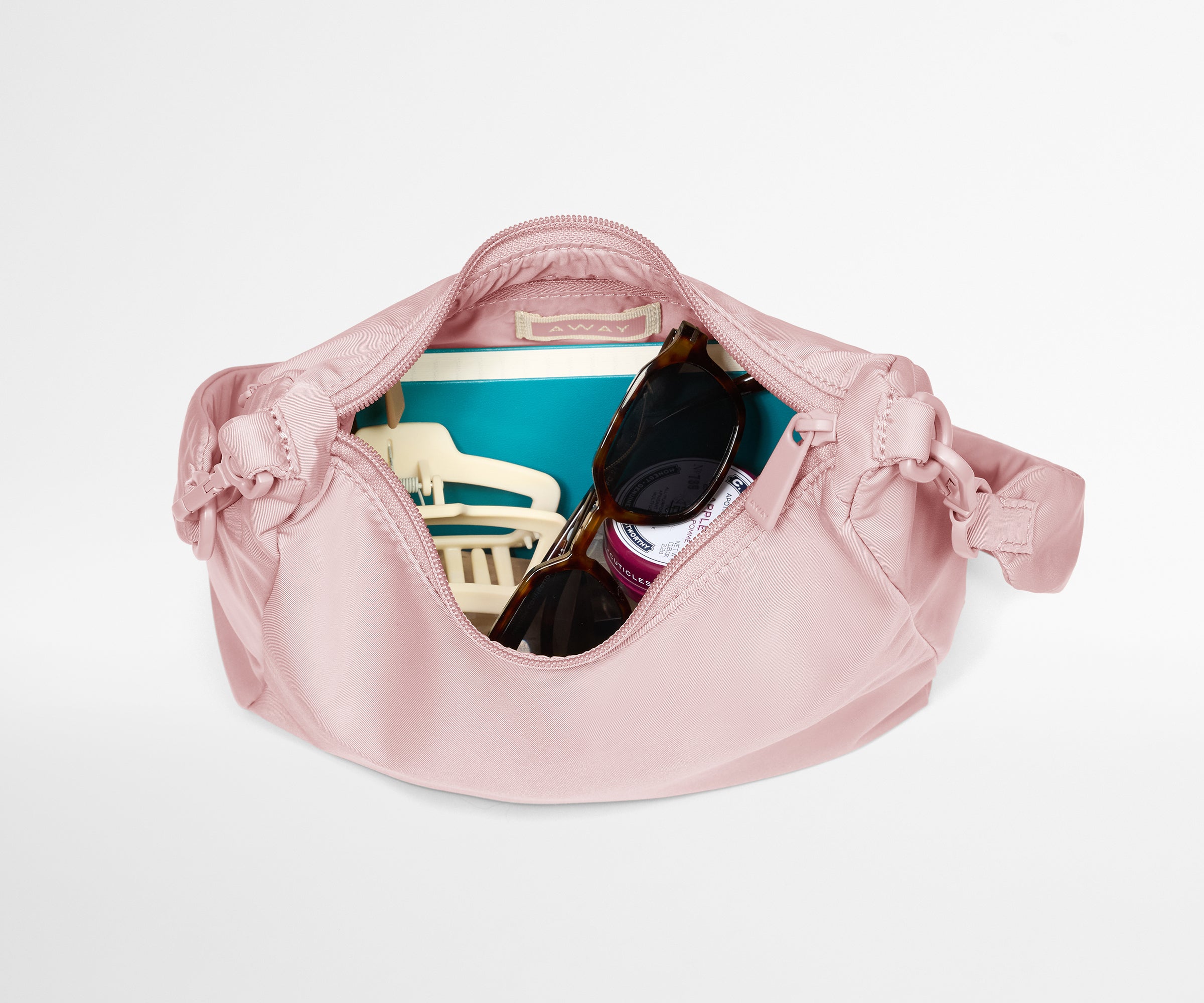 Featherlight Duo Crossbody in Blush Pink