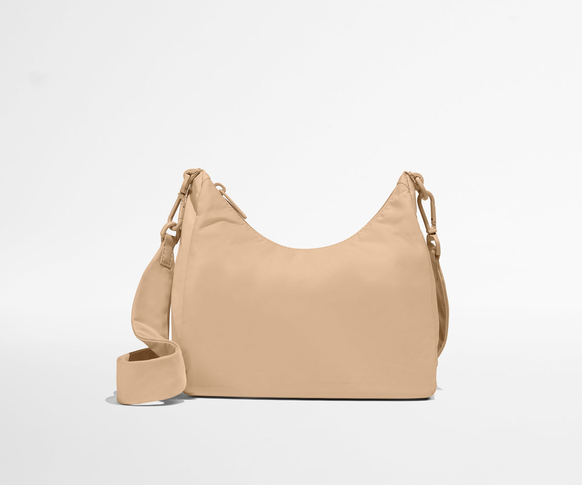 Featherlight Duo Crossbody in Camel Brown