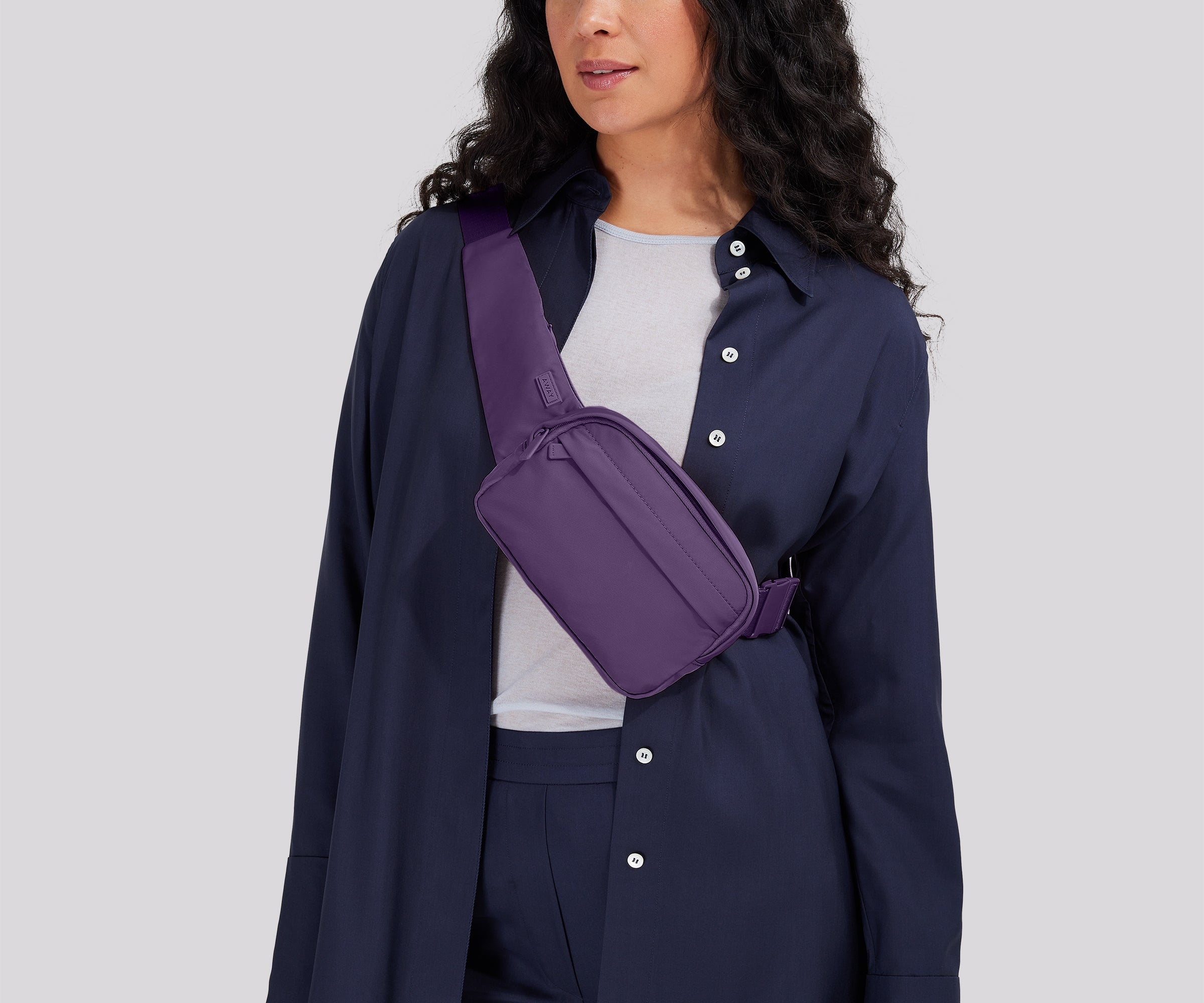 Featherlight Sling Bag in Misty Purple
