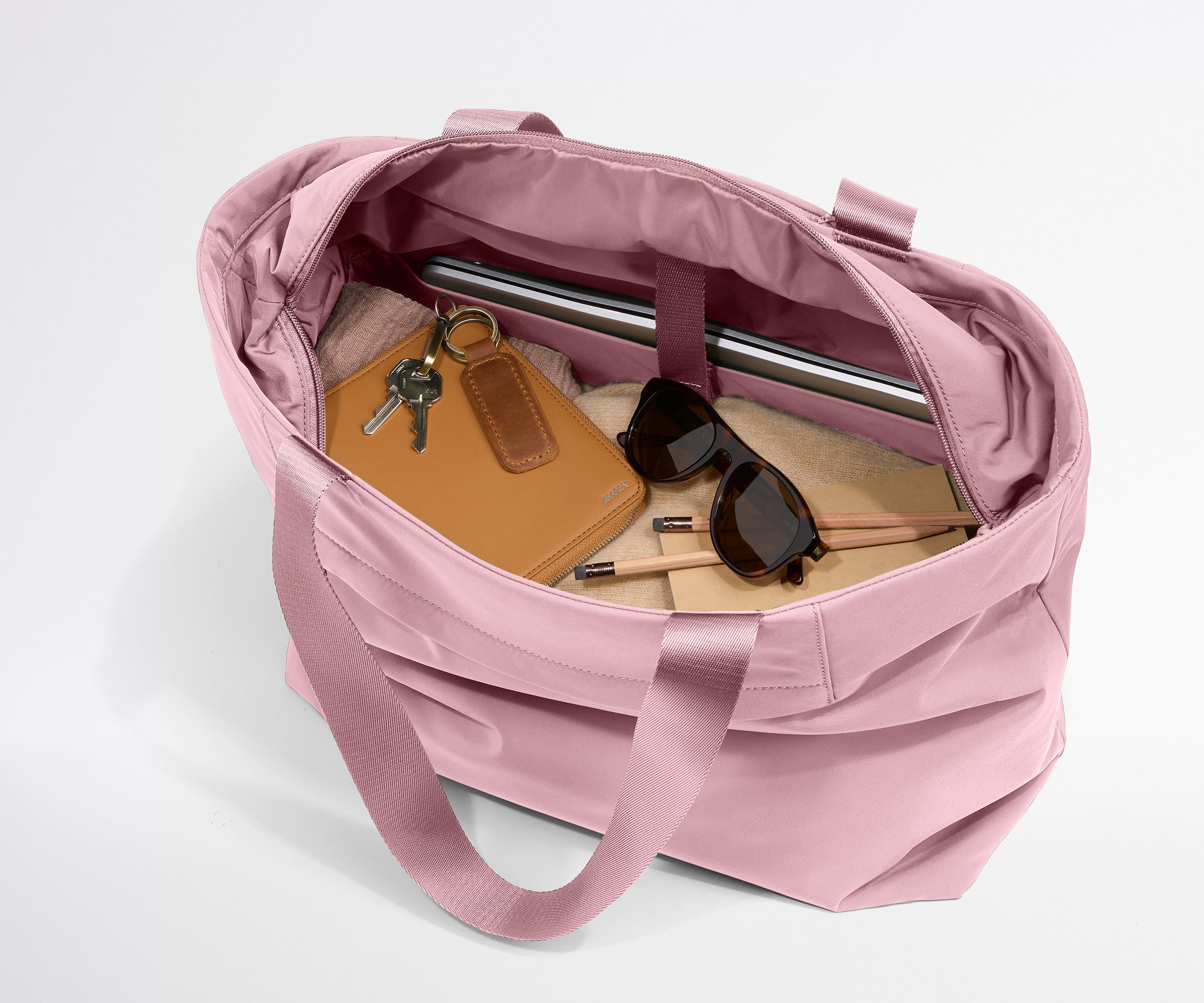 Featherlight Tote in Glacial Pink