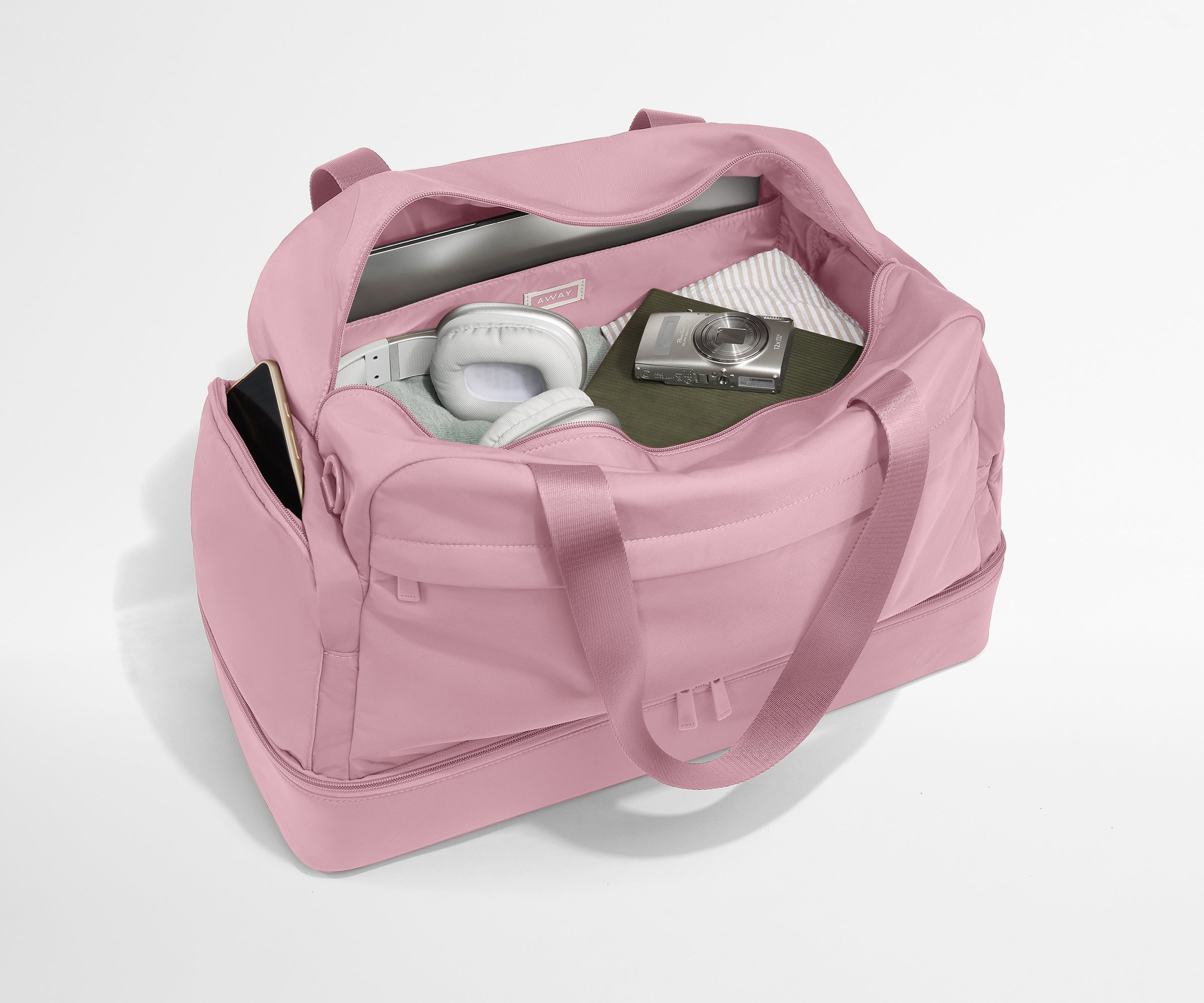Featherlight Weekender in Glacial Pink