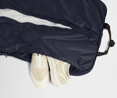 Garment Bag in Navy Blue