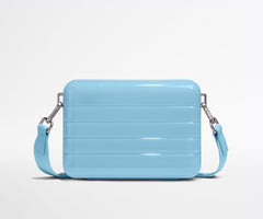 The Mini Crossbody in Glazed Opal Blue