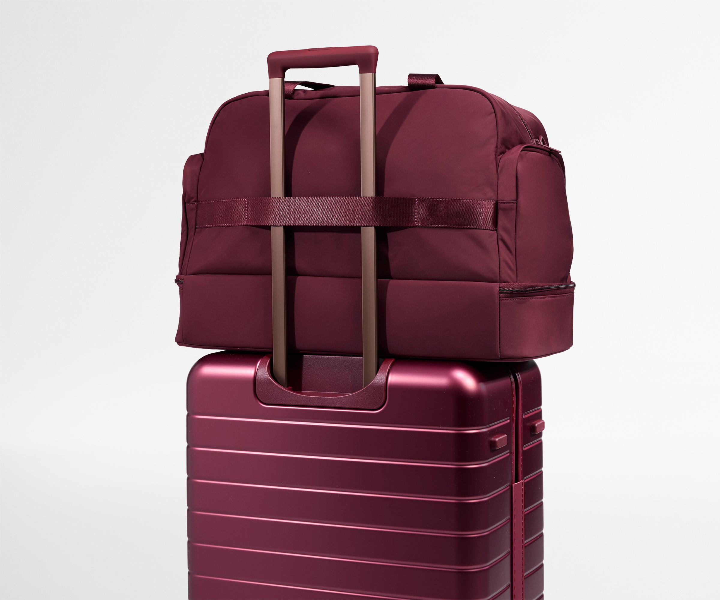 Featherlight Weekender in Ruby Haze