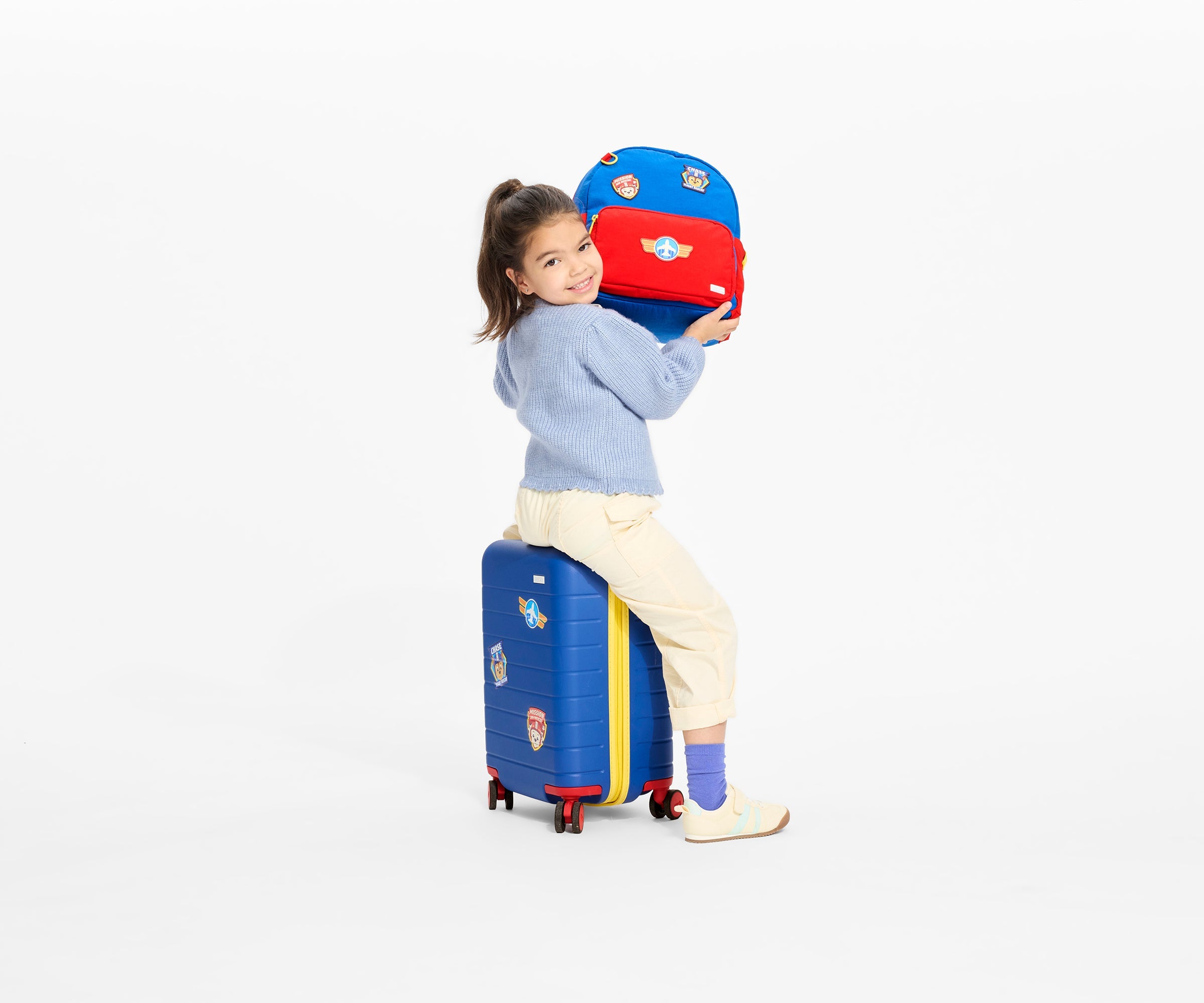 Kids Backpack in Chase Badge Blue