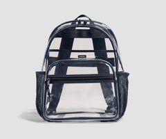 Clear Daily Backpack in Clear/Navy Blue