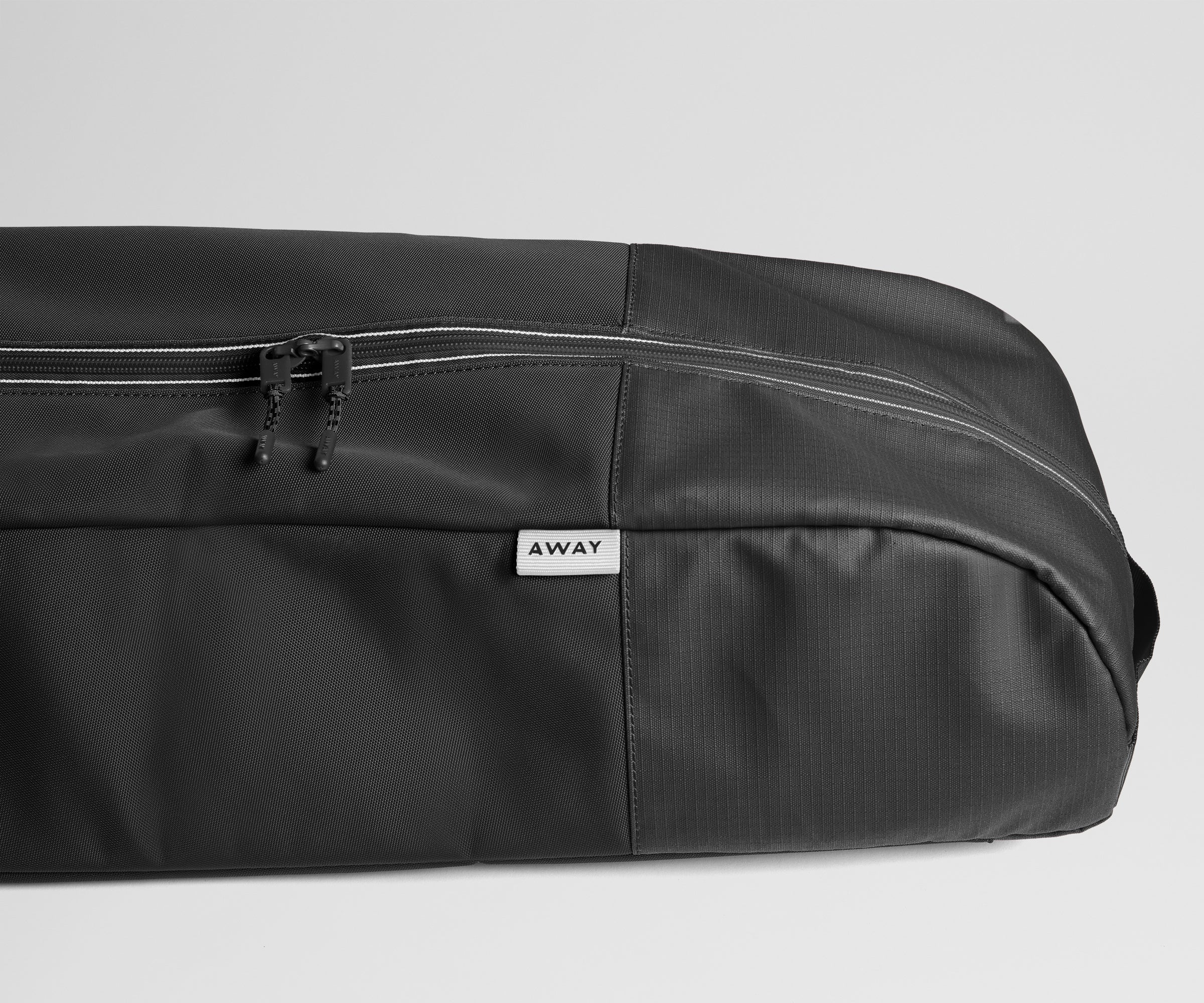 Roll-Top Ski Bag in Jet Black