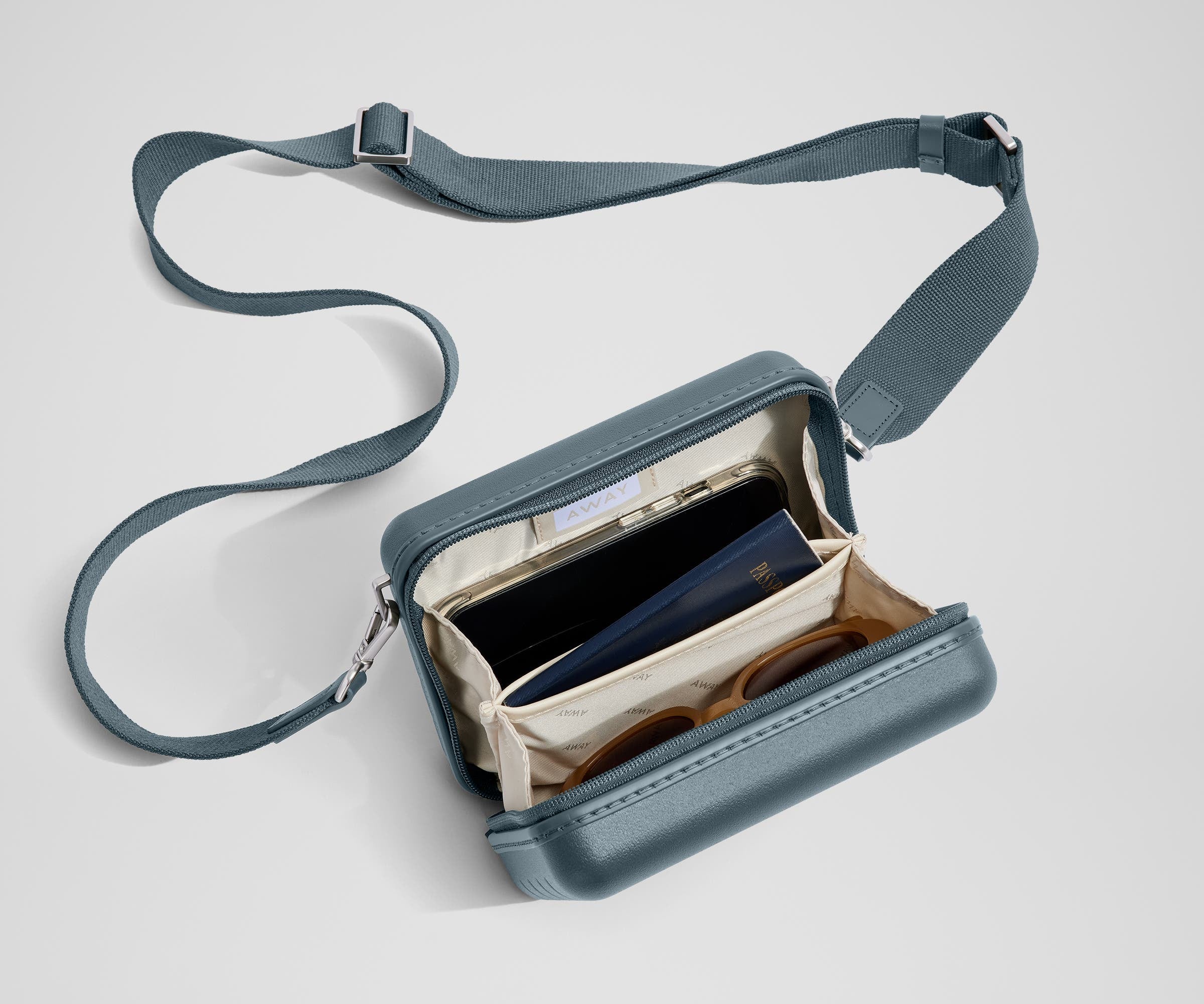 The Mini Crossbody in Coast Blue